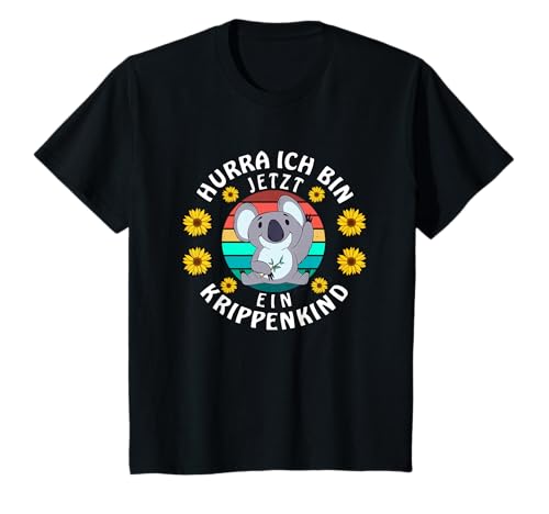 Ich bin jetzt ein Krippenkind Geschenk I Krippen Kind Koala T-Shirt von Krippen Beginn I Anfang Kinderkrippe Shirt I Koala