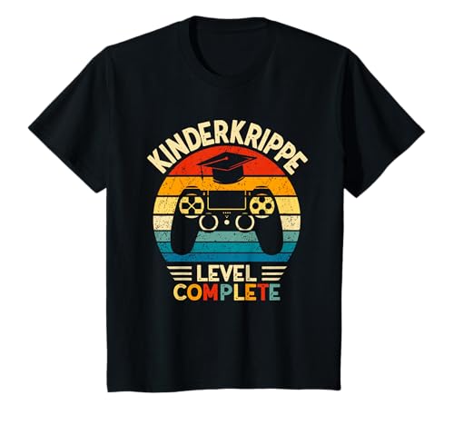 Kinder Krippen Level Complete Abschied 2025 Krippe Abschluss T-Shirt von Krippenabsolvent Krippenabgänger Kinderkrippe