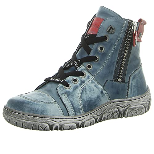 KRISBUT Damen Stiefeletten blau-Kombi Gr. 38 von Krisbut