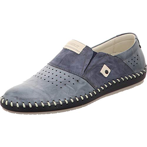 KRISBUT Herren Slipper Schuhe Slipper Glattleder Freizeit Elegant Slip-Ons Uni von KRISBUT
