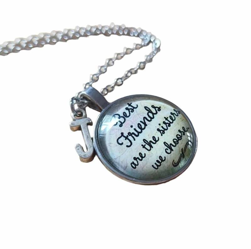 Beste Freundin Halskette, Beste Freundin, Schwester Freundschaftskette, Bff Geschenk Beste Freundin Halskette, Beste Freundin, Schwester Freundschaftskette, Bff Geschenk von KrisnaDesign