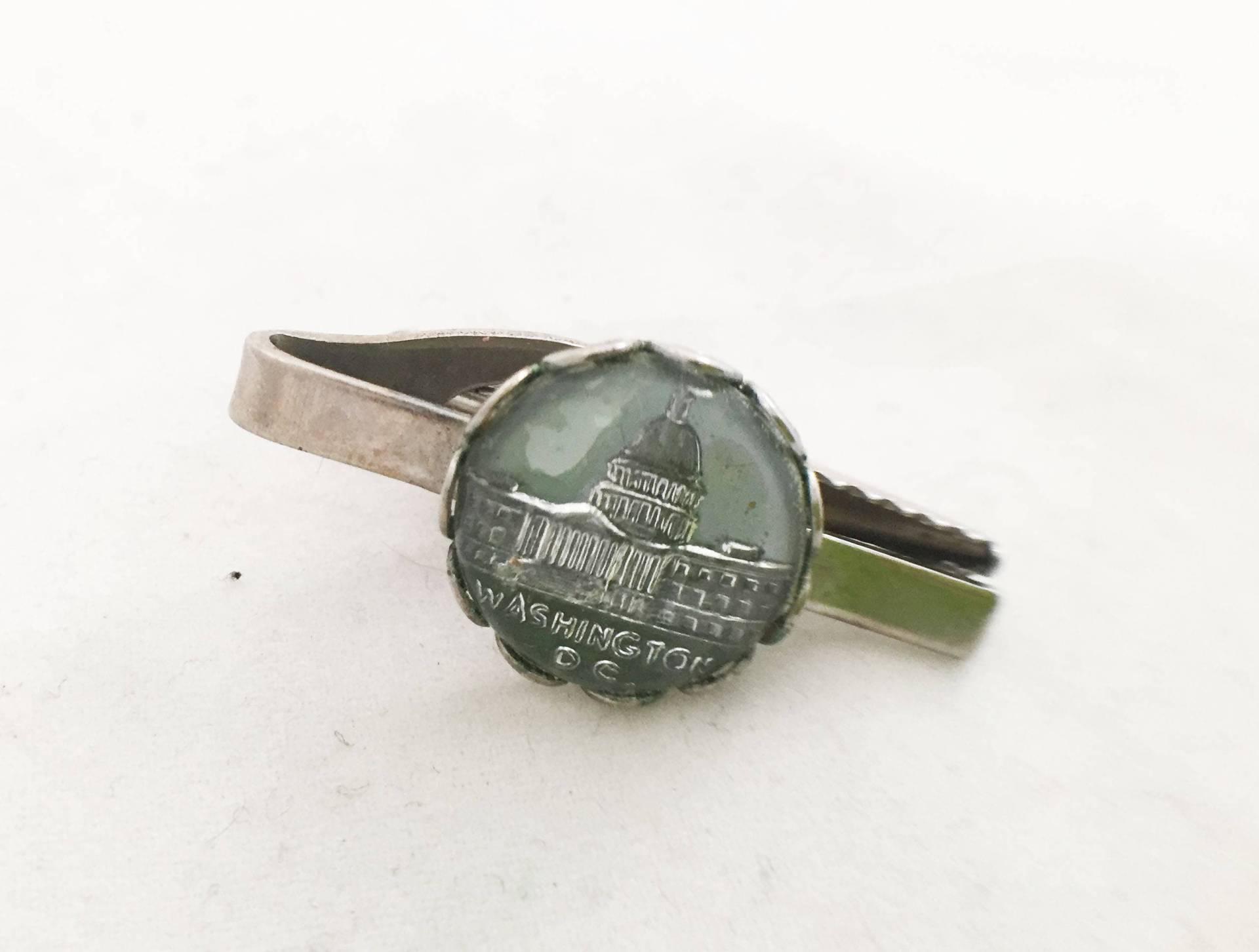 Krawattenklammer - Vintage Capitol Gebäude Washington Dc 50-Tiefdruck Männer Zubehör von KrissyKatVINTAGE
