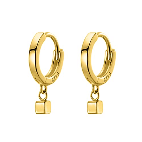 KristLand Damen Creolen Ohrringe 925 Sterling Silber Zirkonia Liebe Herz Kreuz Feder Stern Weihnachtsbaum Einfach Modeschmuck Neujahr Weihnachten Geburtstagsgeschenk von KristLand