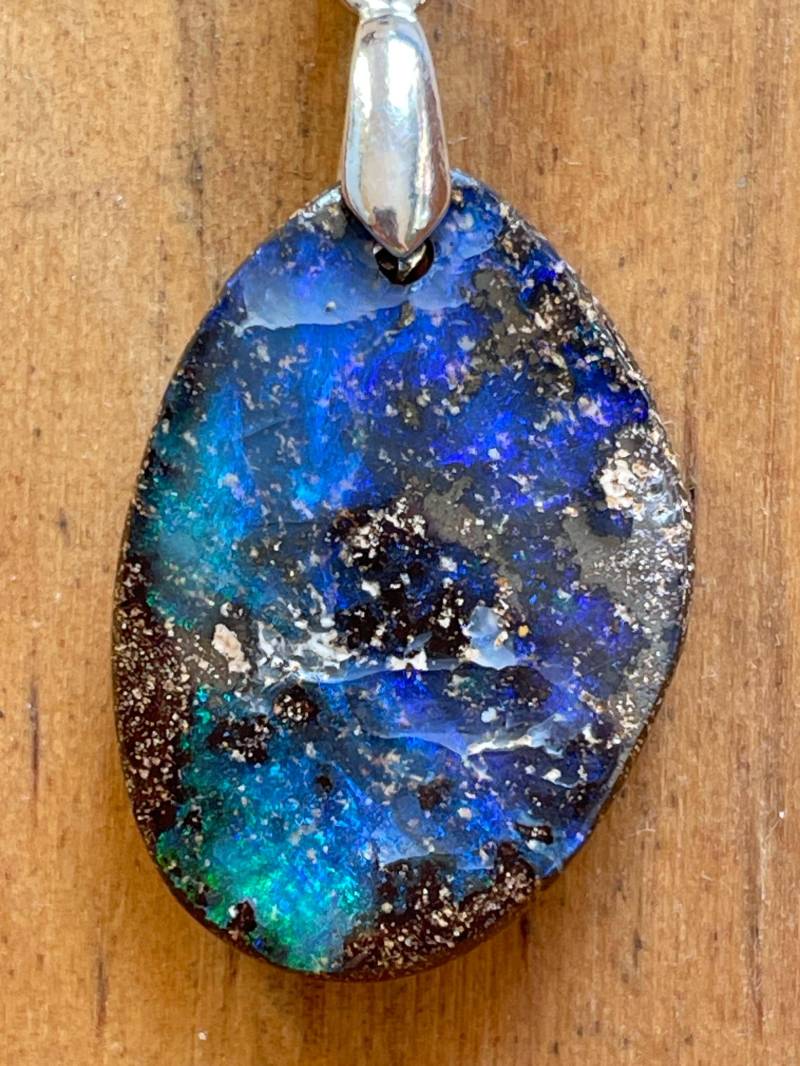Queensland Boulder Opal Anhänger von KristallAura