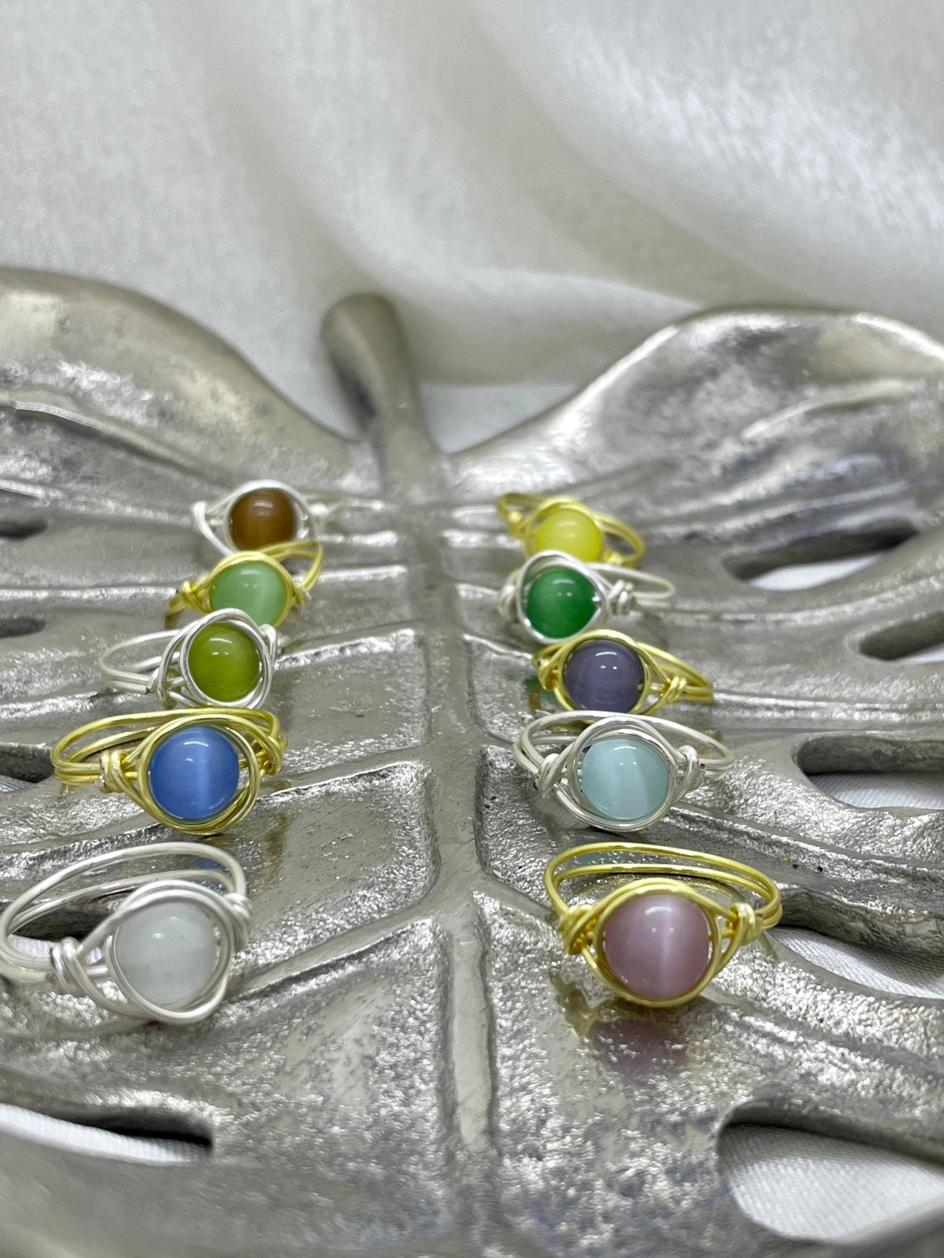 Katzenauge Ringe Katzenauge Ringe von Kristallschein