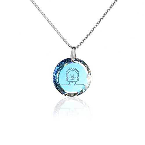 Kinderkette Silberkette Halskette 925 Silber Sternzeichen Tierkreiszeichen Löwe hergestellt mit Swarovski Elements von Kristallwerk