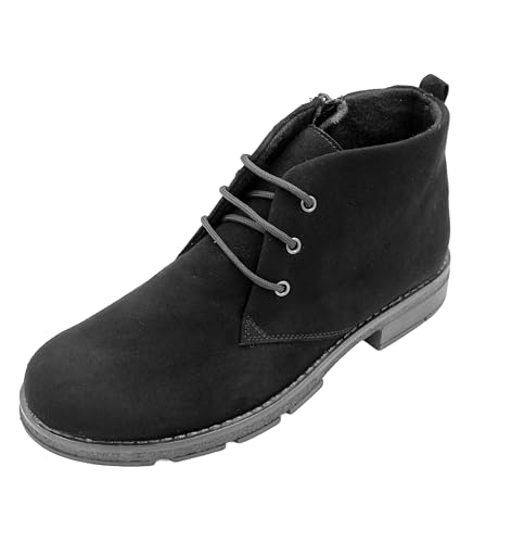 Kristian Shoes 2210 Nubukleder Stiefeletten Damen - Handgefertigt in der EU - Warme Polsterung, Elegante Winterschuhe Damen, Hochwertige Winterstiefel für Stil und Komfort Schwarz 41 Kristian Shoes 2210 Nubukleder Stiefeletten Damen - Handgefertigt in der EU - Warme Polsterung, Elegante Winterschuhe Damen, Hochwertige Winterstiefel für Stil und Komfort Schwarz 41 von Kristian Shoes