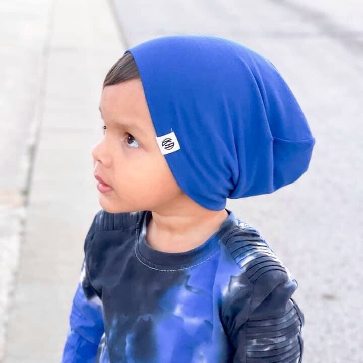 Blaue Beanie/ Baby Kleinkind Hipster Jungen Kleidung/ Mädchen Blaue Mütze/ Trendige Kinderkleidung/ von KristianHaris