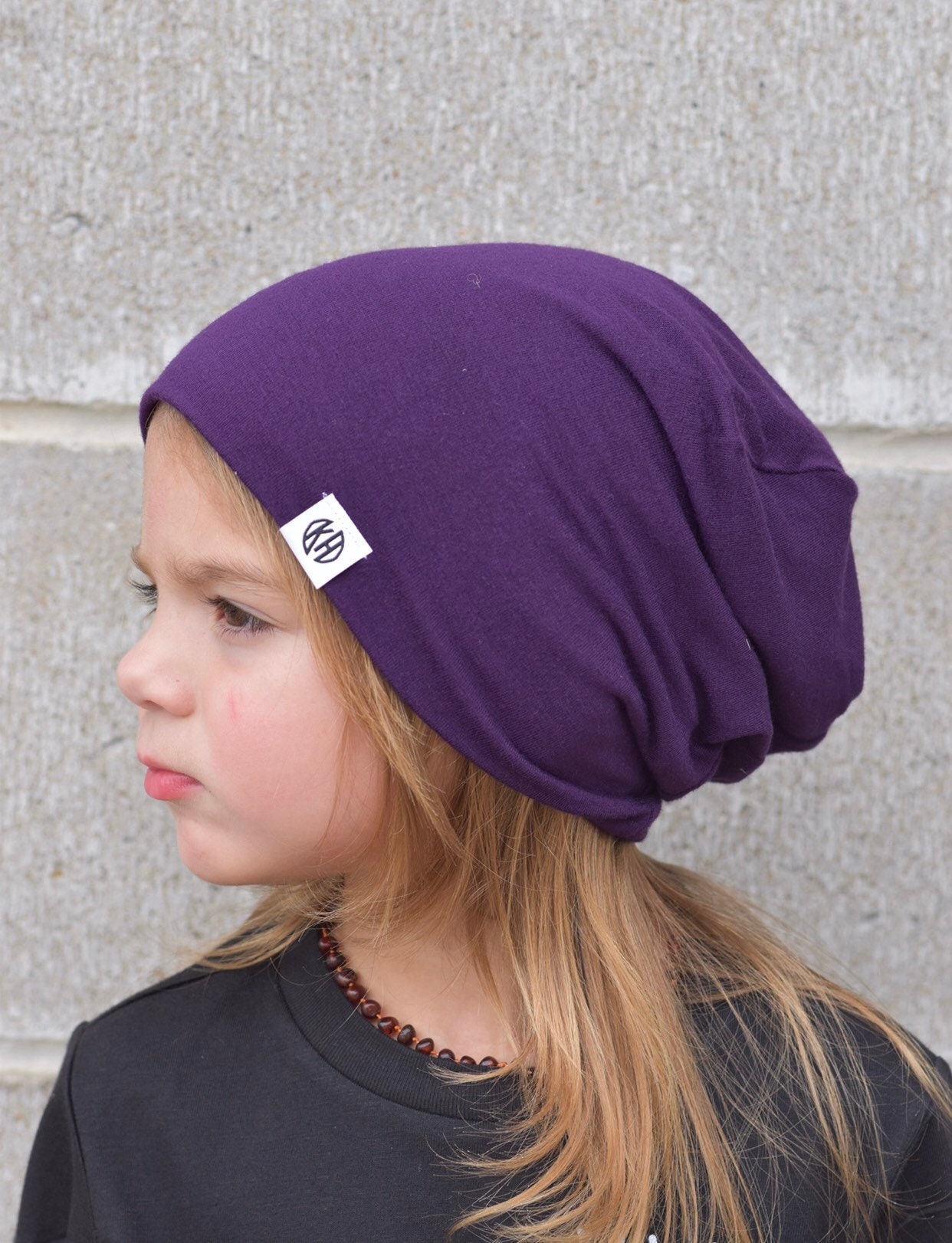 Lila Beanie/ Baby Jungen Mütze/ Kindermütze/ Hipster Kindermode/ Lila Mädchenmütze/ von KristianHaris