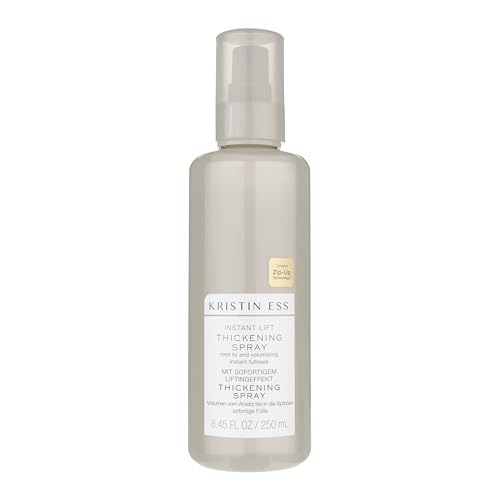 Kristin Ess | Haar-Volumenspray Instant Lift Thickening Spray | Hochwertige Haarpflege für sofortiges Volumen & Fülle, dauerhafter Halt | Für alle Haartypen | Ohne Sulfate, ohne Parabene | 250 ml von Kristin Ess
