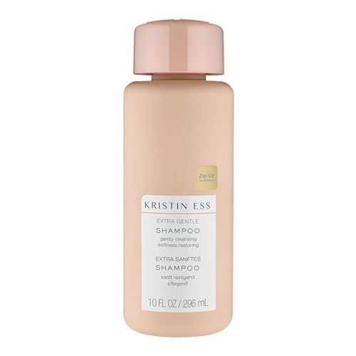 Kristin Ess | Shampoo Extra Gentle | Hochwertiges, sanftes Haarshampoo Damen, pflegt & beruhigt die Kopfhaut | Haarpflege für tägliche Anwendung | Vegan, ohne Sulfate, Parabene & Silikone | 296 ml von Kristin Ess