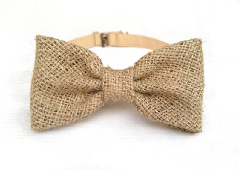 Herren Burlap Fliege. Rustikale Hochzeit Trauzeugen Geschenk. Bräutigam Fliege, Scheune Hochzeit, Bester Mann von KristineBridal