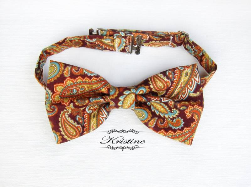 Paisley Fliege. Bräutigam Abschlussball, Jahrestag, Hochzeitszeremonie Geschenk Für Männer von KristineBridal