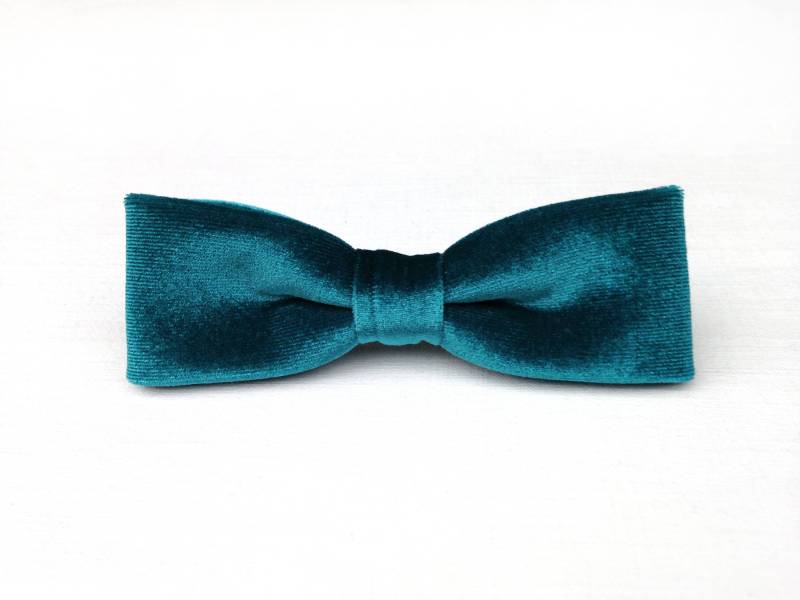 Petrol Samt Fliege. Dünne, Schlanke Türkis Hochzeit Thema, Bräutigam Fliege, Trauzeugen Geschenk, Vater Des Bräutigams. Freund Geschenke von KristineBridal