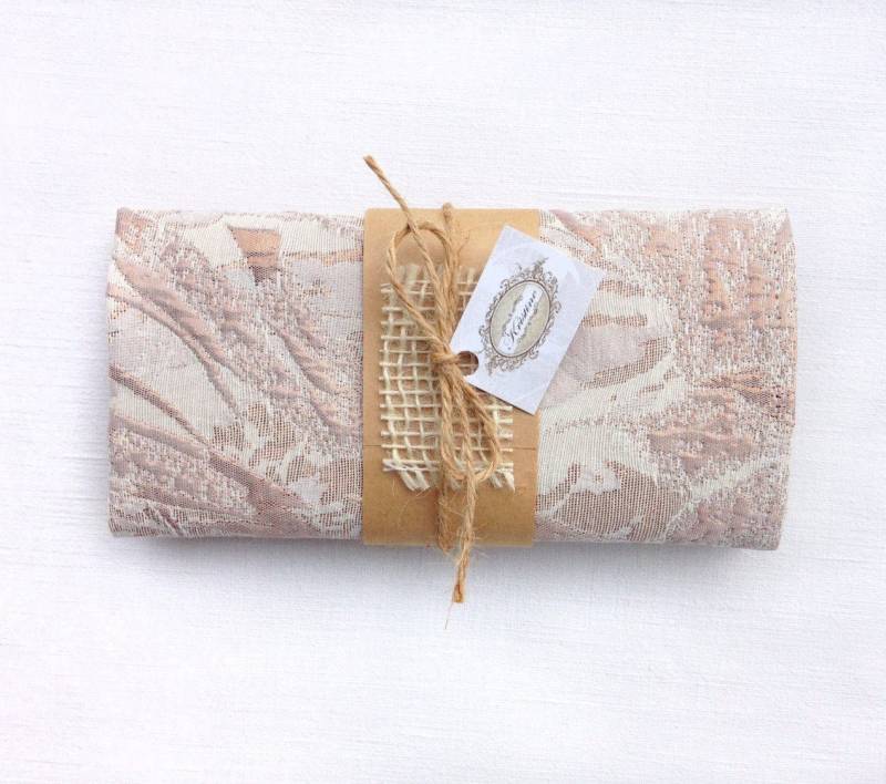 Rose Gold Tasche Quadrat. Leichte Kupfer Bräutigam Taschentuch, Trauzeugen Geschenke, Luxus-strand Hochzeit Hankie. Hubby Geschenk von KristineBridal