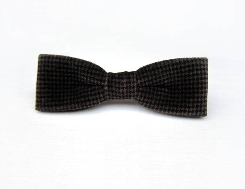 Schlanke Samt Fliege. Houndstooth Skinny Vintage Bräutigam Fliege, Trauzeugen Geschenk, Bester Mann, Vater Der Braut von KristineBridal