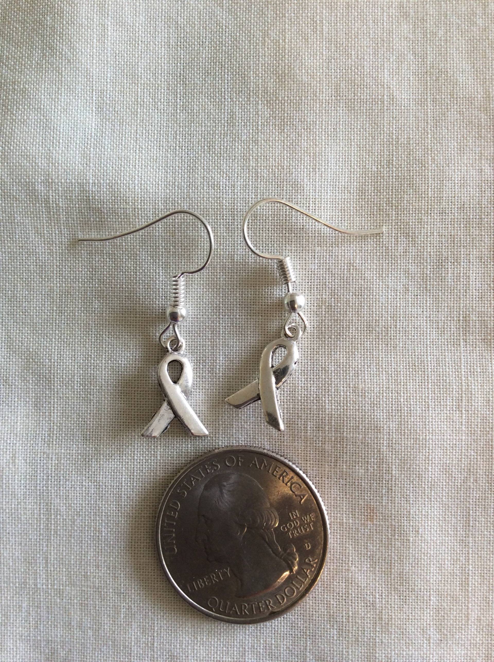 Silber Schleife Ohrring Silber Schleife Ohrring von KristisKreations13