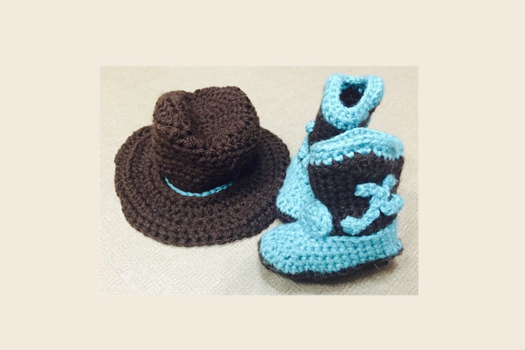 Cowboy Baby Foto Requisiten Set von KristizKrochet