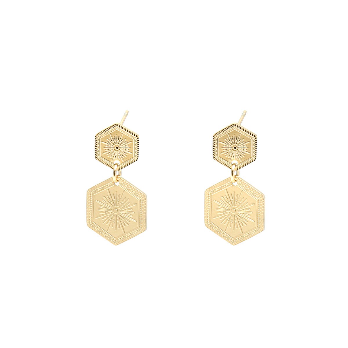 Ohrringe Shine On | Edelstahl Silber Oder Gold von Krivej