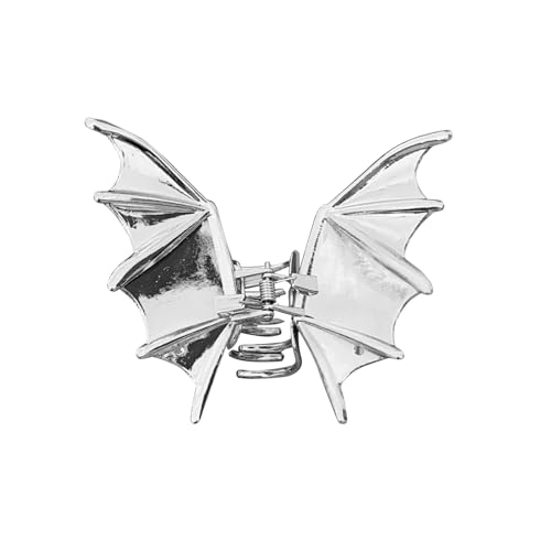 Krmoau Halloween Haarspangen | Flügelform Haarklemme Für Mädchen,Nicht Rutschende Schmuck Spange Gothik Krallen Clip für Frauen Maskerade Halloween Cosplay Mottopartys von Krmoau