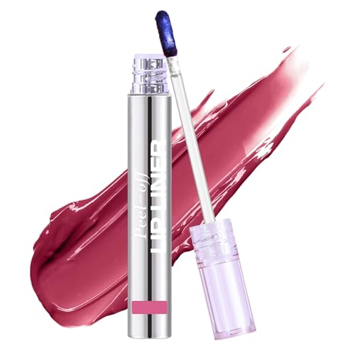 Krmoau Peel Off Lipgloss, Wasserdichter Mattierter Peel Off Lippenstift, Lip Liner Langzeit Farbe Lipgloss Lipliner Für Freundin Frauen Mädchen Dating Party Pendeln von Krmoau