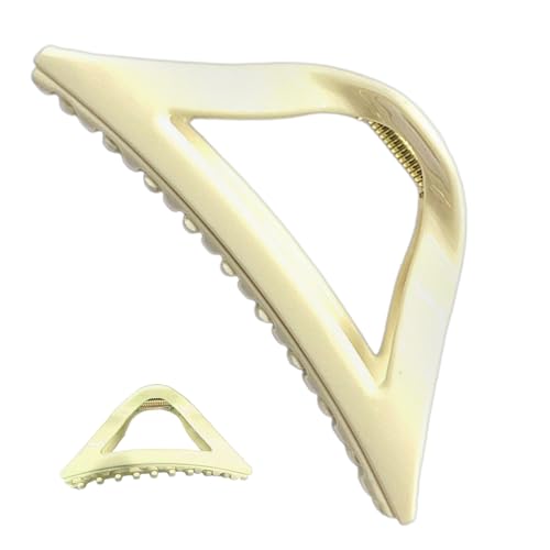 Krmoau Rutschfeste Haarklammern | Mädchen Haaraccessoire,Stilvoller Dreieckiger Haargummi Aus Silikon Für Party Hochzeit Schule Sport Pendeln von Krmoau