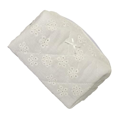 Krmoau Stickereien Make-up Tasche | Aufbewahrungsbeutel für Toilettenartikel - Multifunktionale Kosmetik-Organizer mit großzügigem Fassungsvermögen für Reisen von Krmoau