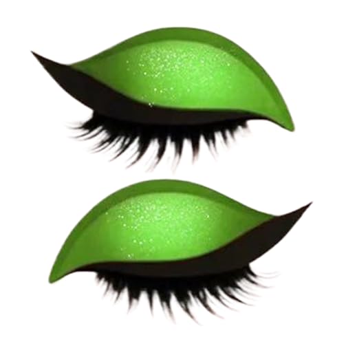 Lazy Eye Shadow Wimpernpatch, 2-in-1 Wiederverwendbare Lidschatten Und Wimpern Make-up Aufkleber, Lang Anhaltende Schminkvorlagen Für Eyeliner Und Lidschatten Mit Einfacher Anwendung von Krmoau