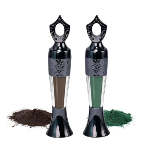 Powder Eyeliner, Natural Mineral Eye Liner Intense Pigment Makeup Eyeliner Pencil Long Lasting Smudge-Proof Waterproof Silky Traditional Finish (#5Brown+#2Dark Green) von Krmspe