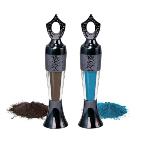 Powder Eyeliner, Natural Mineral Eye Liner Intense Pigment Makeup Eyeliner Pencil Long Lasting Smudge-Proof Waterproof Silky Traditional Finish (#5Brown+#3Blue) von Krmspe