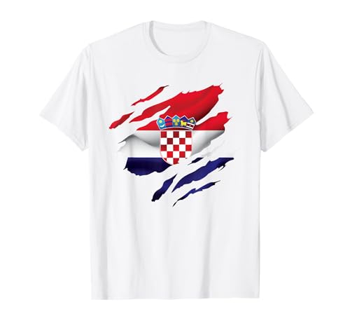 Kroatien Flagge Kroatisch Croatia Kinder Kroatien Hrvatska T-Shirt Kroatien Flagge Kroatisch Croatia Kinder Kroatien Hrvatska T-Shirt von Kroatien Fahne Herren Kroatien Hrvatska Damen Deko