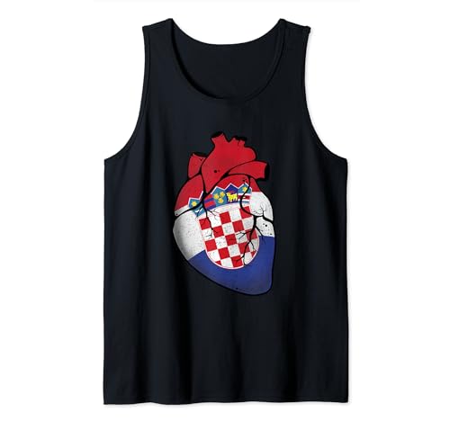 Kroatien Flagge Kroatisch Croatia Kinder Kroatien Hrvatska Tank Top Kroatien Flagge Kroatisch Croatia Kinder Kroatien Hrvatska Tank Top von Kroatien Fahne Herren Kroatien Hrvatska Damen Deko