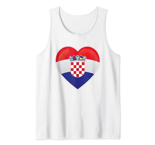 Kroatien Flagge Kroatisch Croatia Kinder Kroatien Hrvatska Tank Top Kroatien Flagge Kroatisch Croatia Kinder Kroatien Hrvatska Tank Top von Kroatien Fahne Herren Kroatien Hrvatska Damen Deko