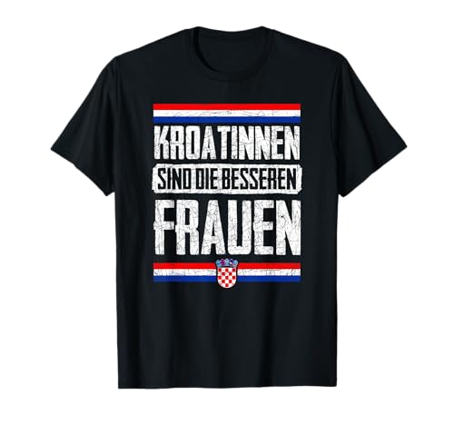 Damen Geschenk für Kroatinnen Zagreb Kroatien T-Shirt Damen Geschenk für Kroatinnen Zagreb Kroatien T-Shirt von Kroatien T-Shirts & Geschenkideen