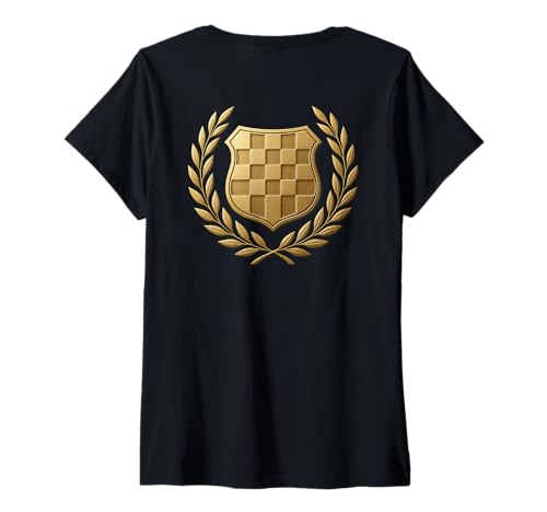 Damen Hrvatska: Herceg Bosna Wappen - Kroatien T-Shirt mit V-Ausschnitt Damen Hrvatska: Herceg Bosna Wappen - Kroatien T-Shirt mit V-Ausschnitt von Kroatische Flagge, Geschenke & Co.