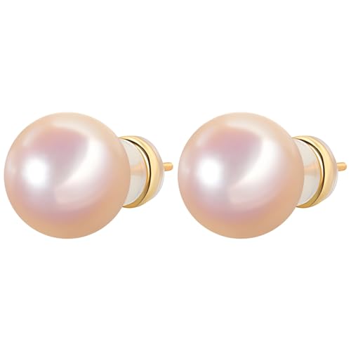 Perlen-Silbernadel-Ohrringe für Damen, Design Luxus, elegant mit österreichischen strahlenden Perlen, in mehreren Größen, ideal für jeden Anlass von Kronabelle