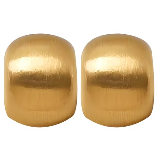 Post Frauen Minimalistische Gold Quadratische Ohrstecker Geometrische Moderne Ohrringe Für Empfindliche Ohren Tägliches Tragen Statement Kissen Finish Matte Ohrringe von Kronabelle