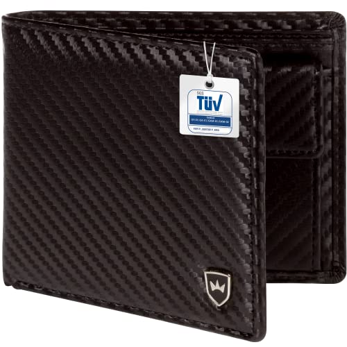 Kronenschein® Geldbörse Herren Leder mit RFID Schutz I Echtleder Portemonnaie groß I Geldbeutel für Männer I Brieftasche Wallet I Portmonee Damen Nappa Leder von Kronenschein