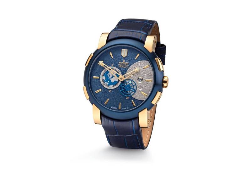Kronsegler Automatikuhr Apollo 11 Herren Armbanduhr m. Lederband von Kronsegler