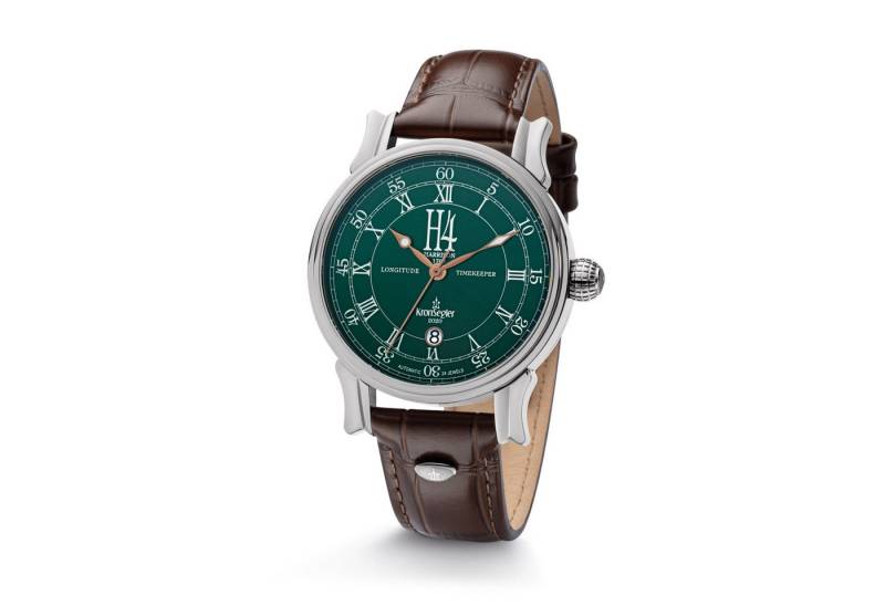 Kronsegler Automatikuhr H4 Longitude Timekeeper Herrenuhr mit Lederband von Kronsegler