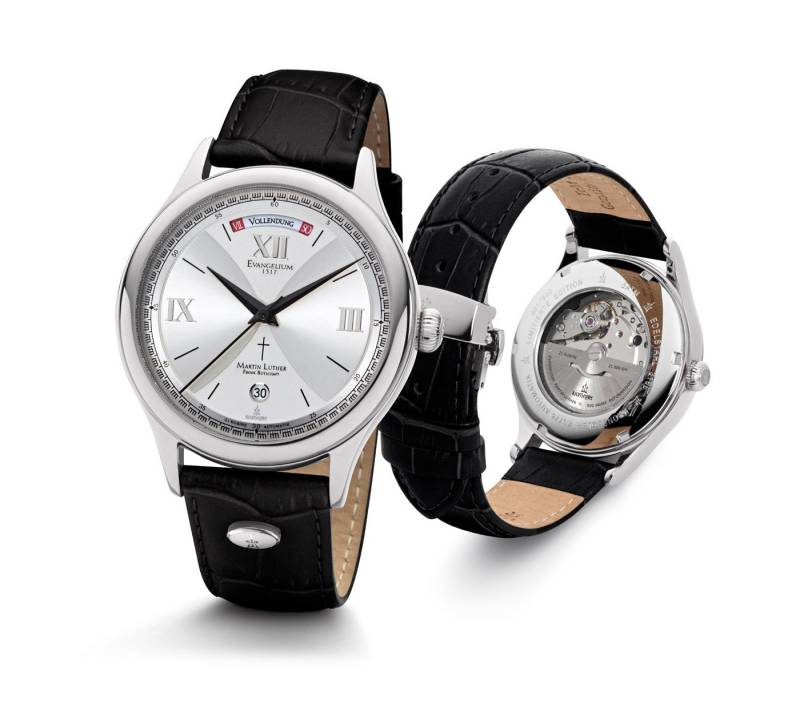Kronsegler Automatikuhr Martin Luther - Evangelium Armbanduhr Limitiert von Kronsegler
