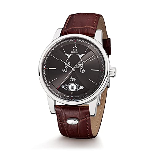 Kronsegler Herren Automatikuhr Deutsche Dichter - Heinrich v. Kleist Stahl-Graphit von Kronsegler