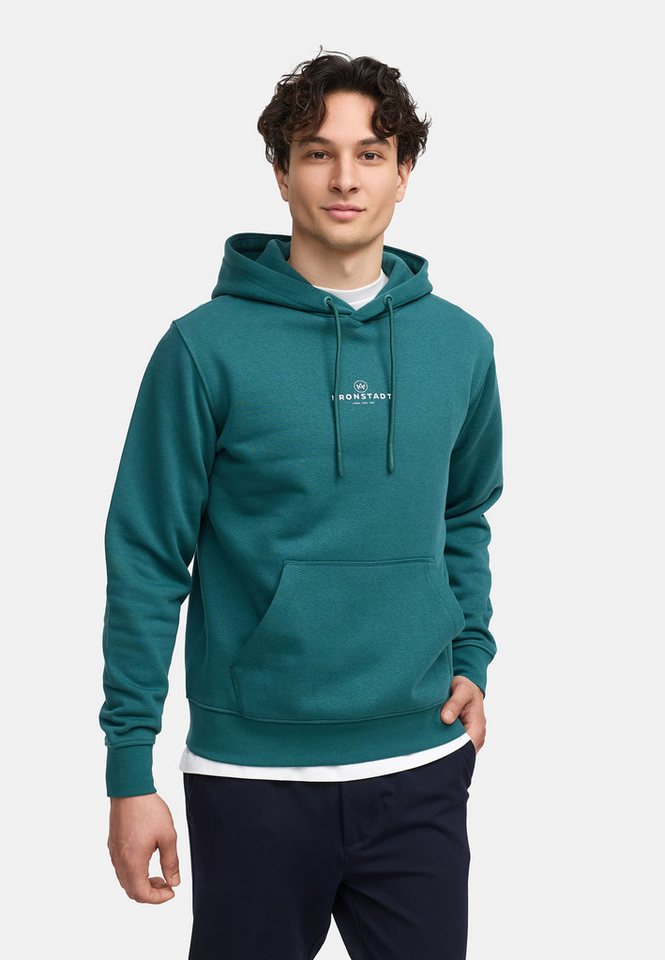 Kronstadt Hoodie Herren KSLars Printhoodie Herrenpullover Kapuze Hoodie mit dezentem Logoprint auf der Brust von Kronstadt