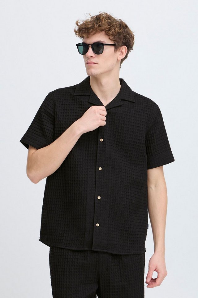 Kronstadt Kurzarmhemd KSEarnest Stylisches Waffle Hemd von Kronstadt
