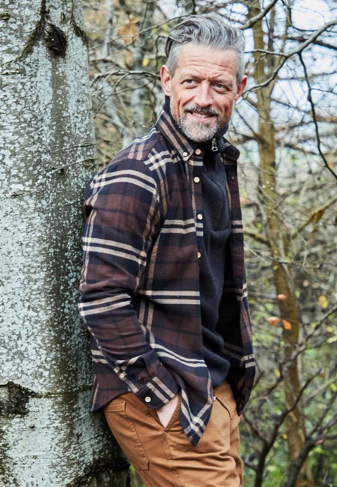 Kronstadt Langarmhemd Herren KSJohan Flanell Herrenhemd Langarm von Kronstadt