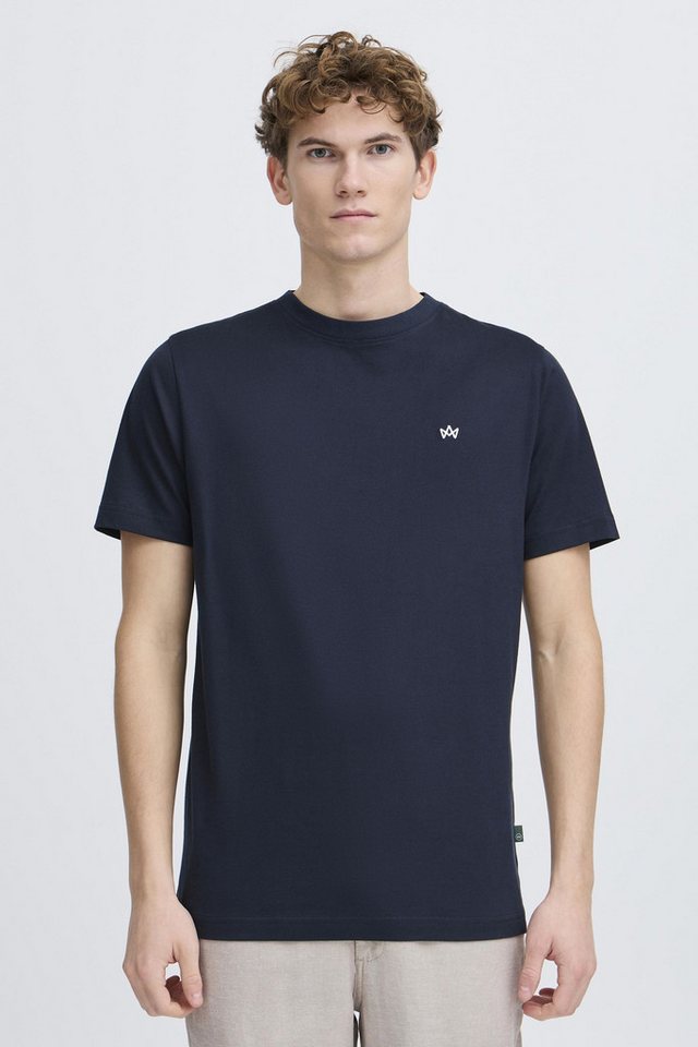 Kronstadt Rundhalsshirt KSMccarty Basic T-shirt mit Stickerei von Kronstadt