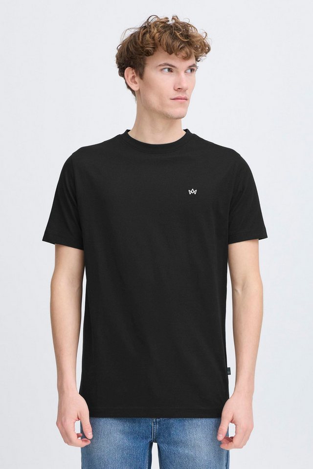 Kronstadt Rundhalsshirt KSMccarty Basic T-shirt mit Stickerei von Kronstadt