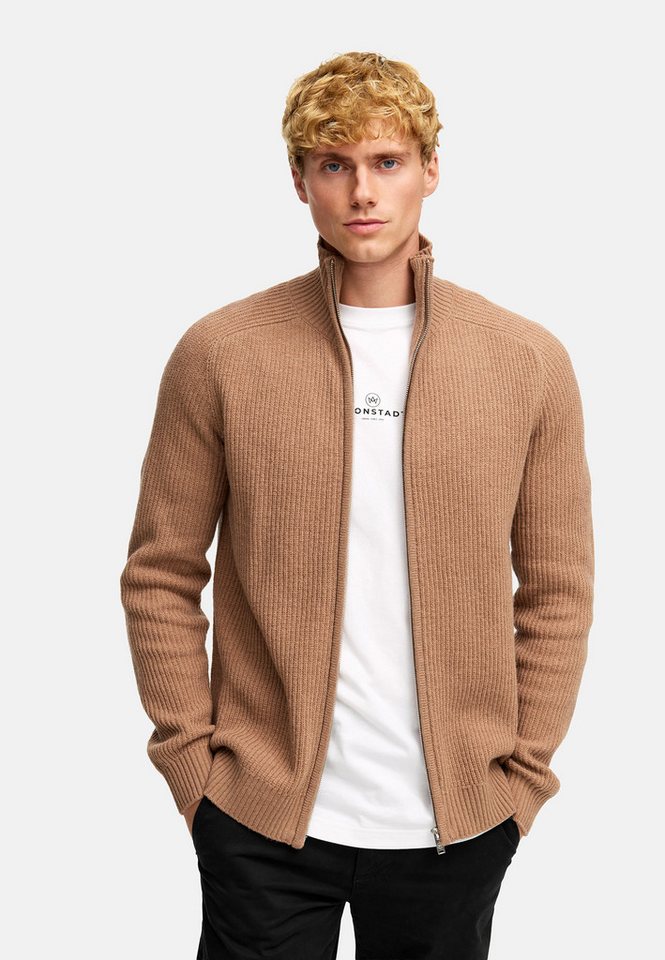 Kronstadt Strickjacke Herren KSDorsey Herrenstrickjacke Strickjacke mit Reißverschluss von Kronstadt