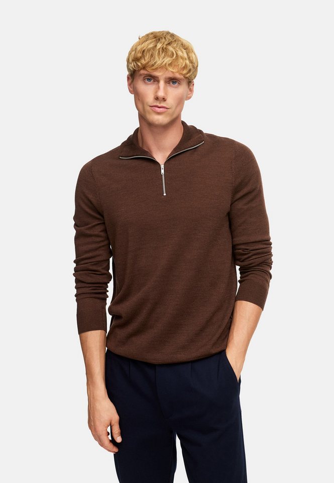 Kronstadt Strickpullover KSJohannes merino half zip knit aus feiner Merinowolle Kronstadt Strickpullover KSJohannes merino half zip knit aus feiner Merinowolle von Kronstadt