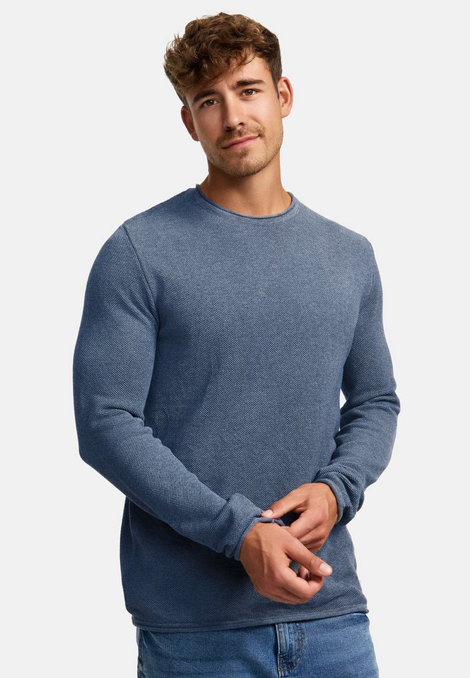 Kronstadt Strickpullover KSPep Feinstrickpullover mit Rundhalsschnitt von Kronstadt